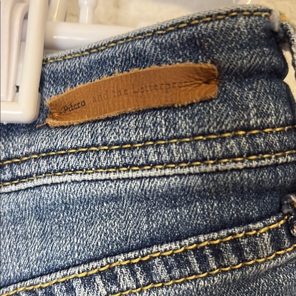 Pilcro and the letterpress hyphen size 32 Classic Blue Jean Shorts - Picture 6 of 7